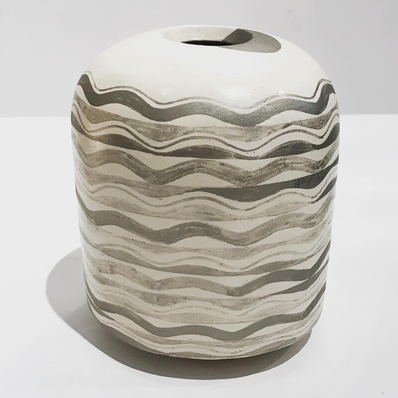 Vase en céramique de Morino Hiroaki Tamei 