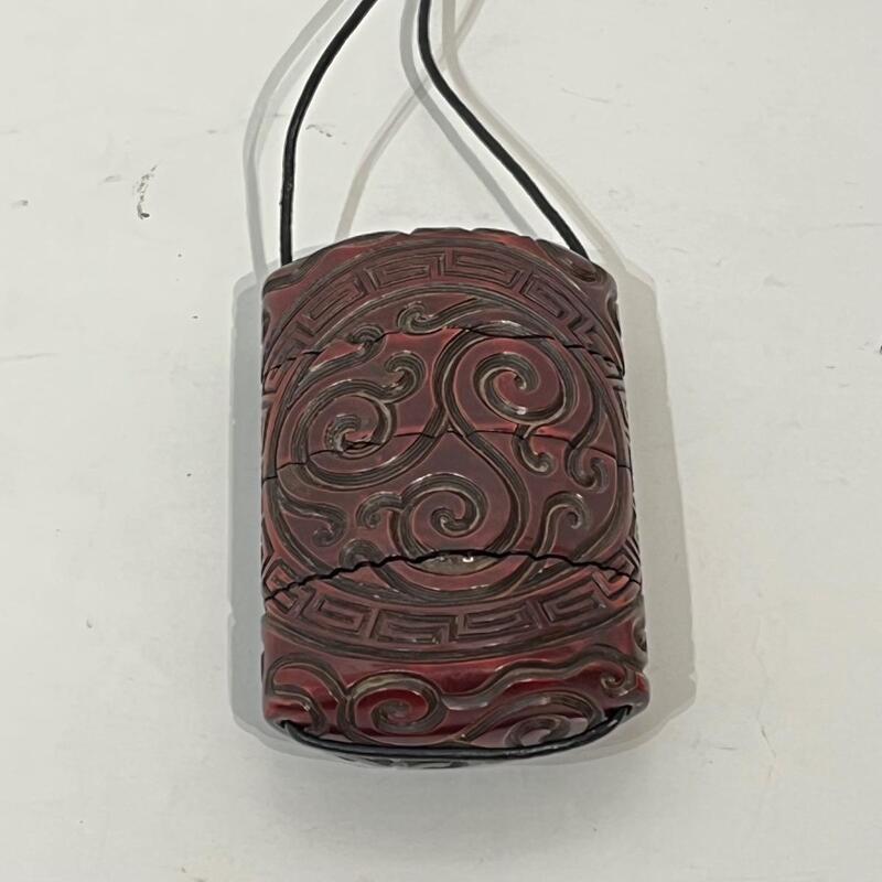 Inro, japonais, en laque guri 