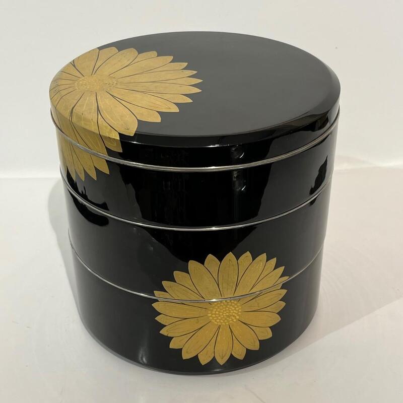 Jubako laqué, boîte à pique-nique japonaise 