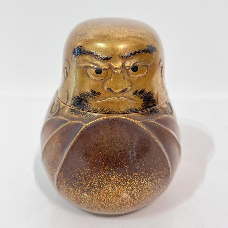 KOBAKO DARUMA, BOÎTE LAQUÉE JAPONAISE 