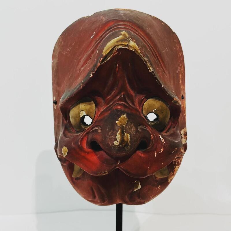 Masque de démon japonais Edo 