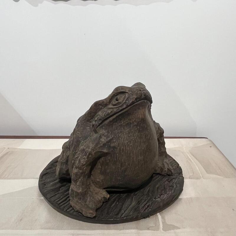 Okimono sculpture japonaise crapaud 