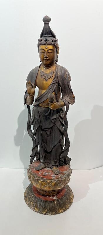 Sculpture Bouddha Kannon Japonaise 