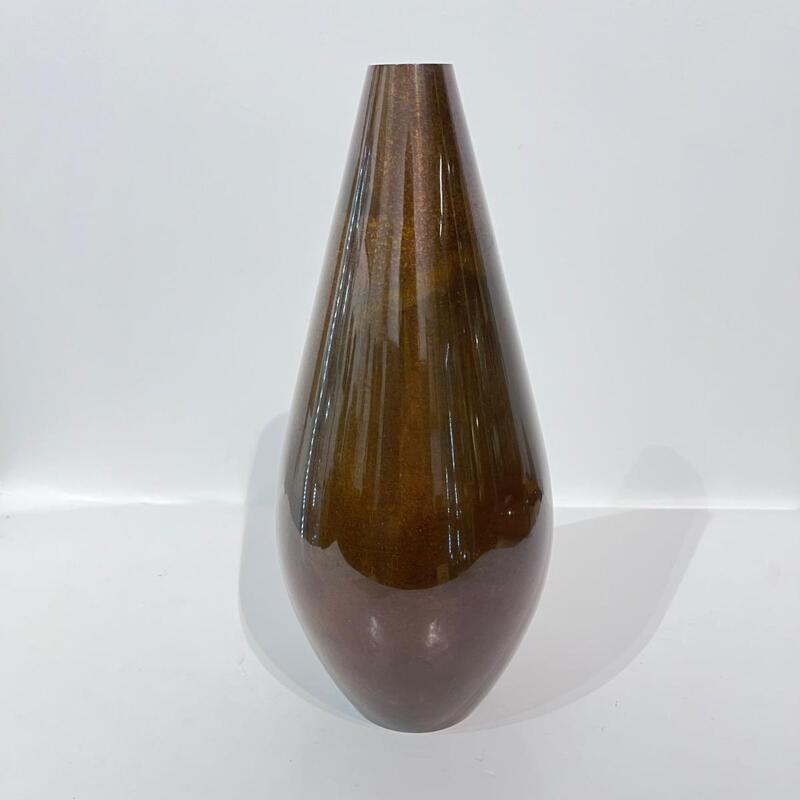 VASE JAPONAIS EN BRONZE SHUZEN 