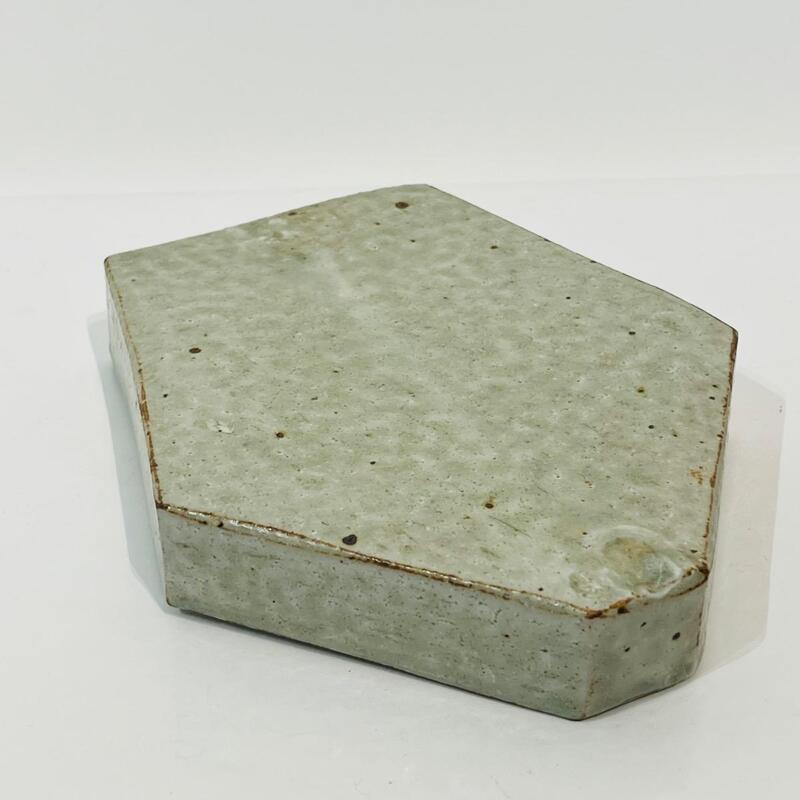 Vase mural japonais en céramique de Kohiki 